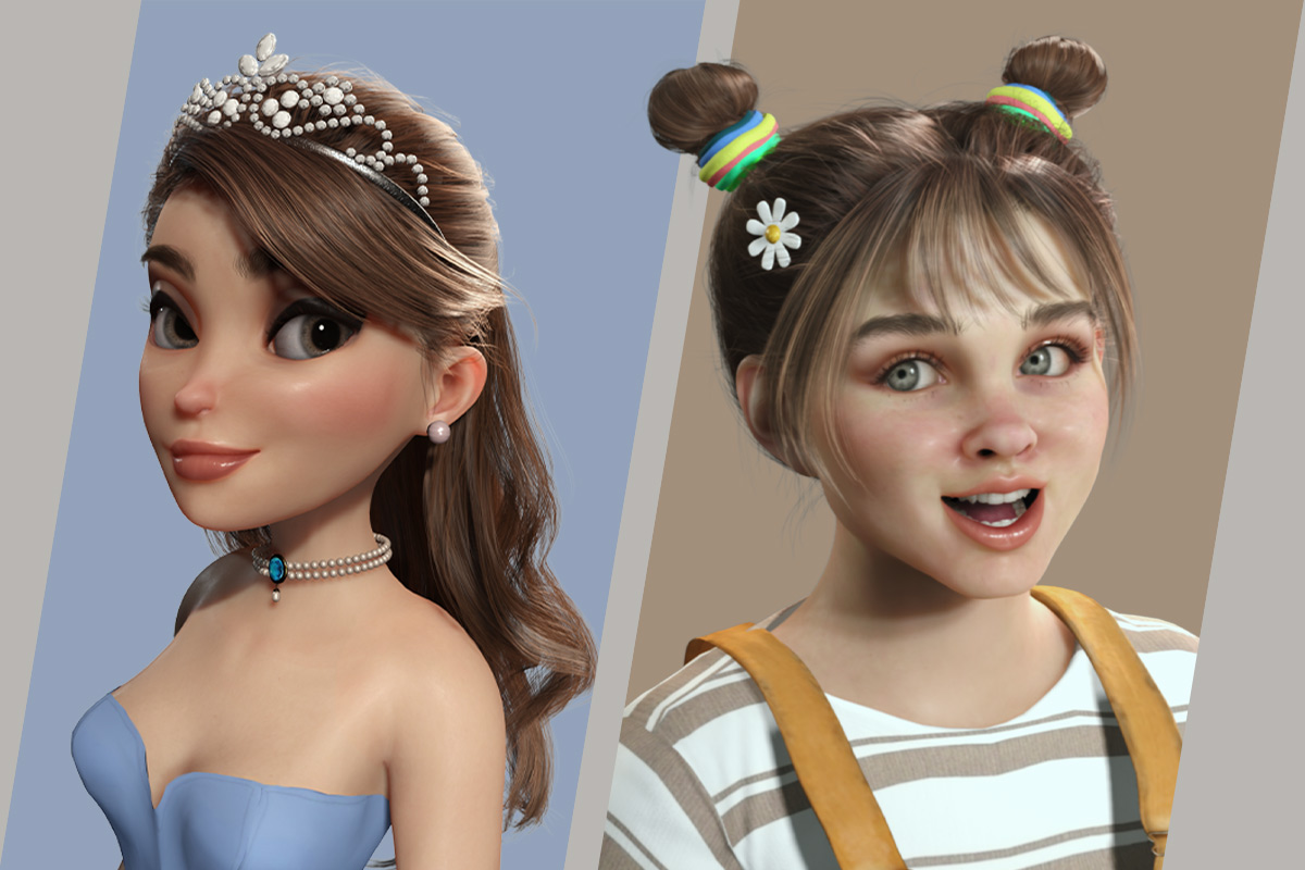 accessories-customize characters with different looks